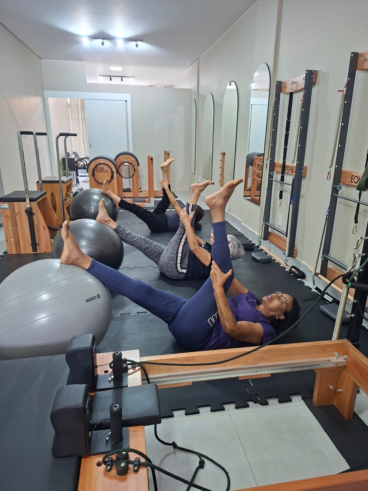 Atendimento individual de Pilates na Domi Pilates